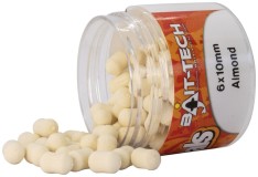 50ml - Neutrálně vyvážené nástrahy Bait-Tech Criticals Wafters Almond 6x10 mm 50ml - Neutrálně vyvážené nástrahy Bait-Tech Criticals Wafters Almond 6x10 mm