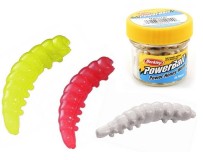 55 kom - Vosina Ljudica Berkley Gulp Honey Worms 2,5 cm Sjenčano žuta