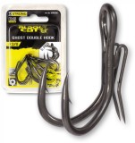 5kom - Dvostruka udica Black Cat Ghost DG Coating