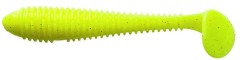 5kom - Gumeni Mamac Crazy Fish Vibro Fat 8cm 6 Chartreuse