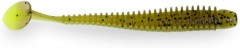 5kom - Gumeni Mamac Yaccuza Snaker Fish 10cm 4,7gr Ultra Yellow/Black