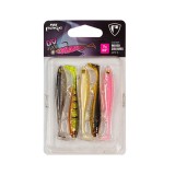 5kom - Set Mamaca Rage Slick Shad UV Mixed Colour Packs