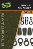 5kom - Set za montažu Fox Edges Naturals Standard Run Ring Kit