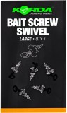 5kom - Svrdlo Korda Micro Ring Swivel Bait Screw Large