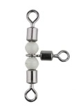 5kom - Trostruka vrtilica Mikado Rolling Swivel BN