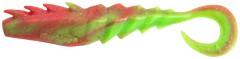 5ks - Gumová Nástraha Berkley Gulp! Nemesis Prawn Curl Tail Nuclear Chicken 7,5cm