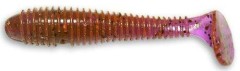5ks - Gumová Nástraha Crazy Fish Vibro Fat 7,1cm 3,4gr 12 Ultraviolet