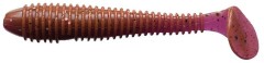 5ks - Gumová Nástraha Crazy Fish Vibro Fat 8cm 12 Ultraviolet