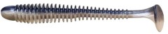 5ks - Gumová Nástraha Crazy Fish Vibro Worm 10cm 17D Black Fish