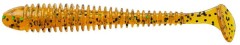 5ks - Gumová Nástraha Crazy Fish Vibro Worm 10cm 31 Light Beer