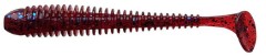 5ks - Gumová Nástraha Crazy Fish Vibro Worm 10cm 73 Blue Ruby