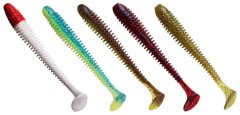 5ks - Gumová Nástraha Crazy Fish Vibro Worm 10cm M120 Mix