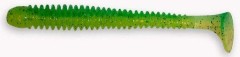 5ks - Gumová Nástraha Crazy Fish Vibro Worm 8,5cm 3,25gr 7D Lime Chart