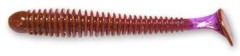 5ks - Gumová Nástraha Crazy Fish Vibro Worm Floating 8,5cm 3,25gr 12 Ultraviolet