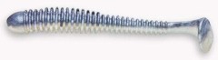 5ks - Gumová Nástraha Crazy Fish Vibro Worm Floating 8,5cm 3,25gr 17D Black Fish