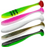 5ks - Gumová Nástraha Delphin Zandera UVs 12cm MIX