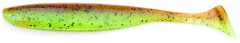 5ks - Gumová Nástraha Keitech Easy Shiner 5" 12,7cm 10,4gr Green Pumpkin/Chartreuse