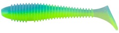 5ks - Gumová Nástraha Keitech FAT Swing Impact 4,8" 12,2cm 12,8gr Ice Chartreuse