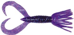 5ks - Gumová Nástraha Keitech Little Spider 3,5" 8,9cm 2,7gr Violet