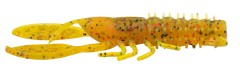 5ks - Gumová Nástraha Rage Creature Crayfish 9cm UV Golden Glitter