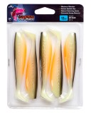 5ks - Gumová Nástraha Rage Ultra UV Zander Pro Shad Single Colour Packs 10cm H. Olive 5ks - Gumová Nástraha Rage Ultra UV Zander Pro Shad Single Colour Packs 10cm H. Olive