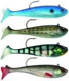 5ks - Gumová Nástraha s Háčkem ICE Fish 8cm 10gr