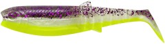 5ks - Gumová Nástraha Savage Gear Cannibal Shad 6,8cm 3g Purple Glitter Bomb