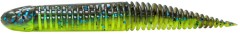 5ks - Gumová Nástraha Savage Gear NED Dragon Tail Slug 8,8cm 4g Chartreuse Pumpkin
