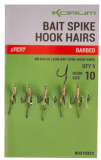 5ks - Háček Korum Bait Spike Hook Hairs Barbed Velikost 10