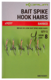 5ks - Háčik Korum Bait Spike Hook Hairs Barbed 5ks - Háčik Korum Bait Spike Hook Hairs Barbed