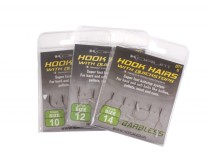 5ks - Háčik Korum Hook Hairs With Quickstops Barbless s Očkom Veľkosť 10