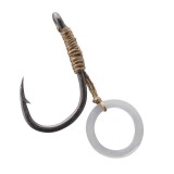 5ks - Háčik s Gumičkou Korum Allrounder Hooks Barbed Veľkosť 8