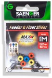 5ks - Karabinka Saenger s Korálkem Feeder & Float Slider L Nosnost 18kg
