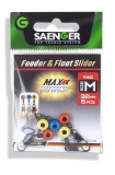 5ks - Karabinka Saenger s Korálkem Feeder & Float Slider 5ks - Karabinka Saenger s Korálkem Feeder & Float Slider