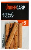 5ks - Korekové tyčinky UnderCarp 8mm 5ks - Korekové tyčinky UnderCarp 8mm