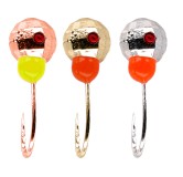 5ks - Marmyška Mikado Round Disco Mormyshka 0,8gr 17mm