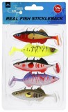 5ks - Nástraha Mikado Real Fish Stickleback 5cm Mix