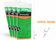 5ks - Návazec Zfish Method Feeder Rig Spike Braid Velikost 8