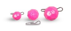 5ks - Olovna teža Dnipro Lead Čeburaška Fishball Pink Luminescent Težina 16gr