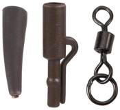 5ks - Sada Anaconda 360 Flex Ring Swivel Safety LC Kit hnědá