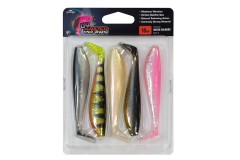 5ks - Sada Gumových Nástrah Rage UV Zander Pro Shad 10cm