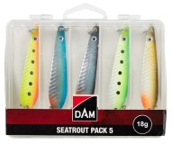 5ks - Set Mamaca DAM Seatrout Pack Kutija 8cm 18gr