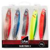5ks - Třpytka DAM Effzett Slim Pack 32g