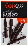 5ks - Záveska na olovo vysokopevnostná UnderCarp Hnedá 5ks - Záveska na olovo vysokopevnostná UnderCarp Hnedá