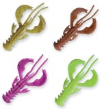 6 kom - Gumena Mamac Crazy Fish Nimble Plovajući 8cm