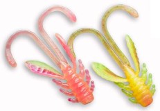 6 kom - Nymfa Crazy Fish Allure 5,2cm 2gr 13D Breskva