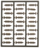 60kom - Igle Anaconda Micro Barb Boilie Spikes army zelena
