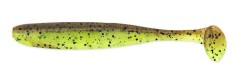 6kom - Gumena Mamac Keitech Easy Shiner 4,5" 11,4cm 7,3gr Zeleni Bučica/Chartreuse