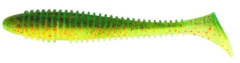6kom - Gumeni Mamac Keitech FAT Swing Impact 3,8" 9,6cm 8,5gr Hot Fire Tiger