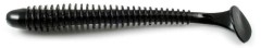 6kom - Gumeni Mamac Keitech Swing Impact 4,5" 11,4cm 9gr Black
